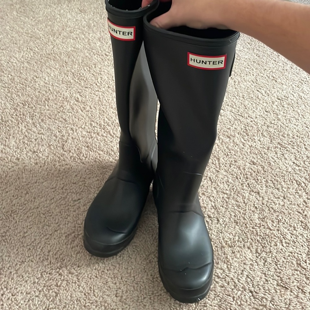 HUNTER BOOTS MATTE BLACK